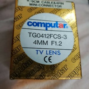 Computar TG0412FCS 1/3" 4mm F1.2 DC Auto-Iris CS-Mount Lens