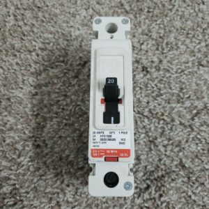 Eaton HFD1020 Circuit Breaker 20A 1P 277V HFD 65K  HFD-1020 Red