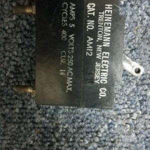 Heinemann Electric Co AM12MG6 Circuit Breaker 5A 250V -  OLD STOCK Cur 14