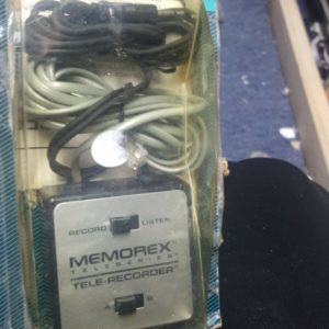 MEMOREX TELESERIES  MODULAR TELE-RECORDER FOR PHONE CALLS AUTOMAT 518815-00