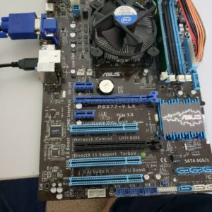ASUS P8Z77-V LX Intel Z77 LGA1155 Motherboard; i5 3rd generation & 2GB RAM