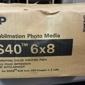 NEW DNP DS40 6x8 Dye-Sublimation Color Photo Media Set Kit Printer Paper