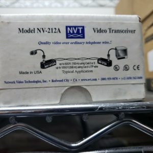 NEW NVT NV-212A  NETWORK VIDEO SINGLE CHANNEL  PASSIVE VIDEO TRANSCEIVER