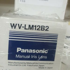 Panasonic WV-LM12B2 Manual Iris Lens 1/2" Image Size 12mm F,Security Camera Lens