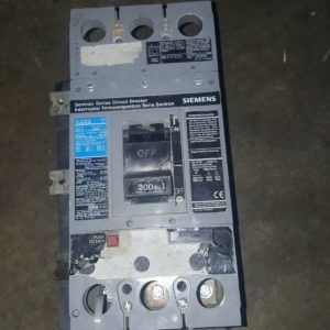 SIEMENS FXD63B200 U 200A 600V 3P USED
