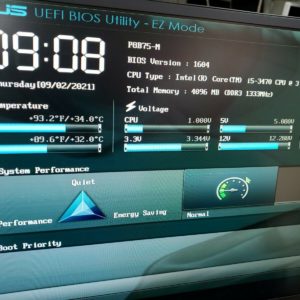 ASUS P8B75-M Intel i5-3470K 3.2GHz Combo Bundle 4GB RAM , CPU Fan