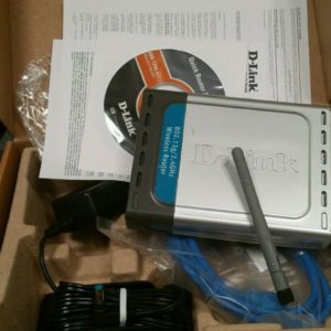 DI-524 D-Link Wireless Router used