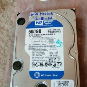 Western Digital WD5000AAKS-00A7B2 DCM: DHNNNTJMHB 500gb 3.5" Sata Hard Drive HDD
