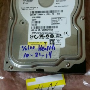 Western Digital WD800JD-75MSA3 80 GB 7200 RPM 3.5" Hard Drive DCM: HSBHNTJEH