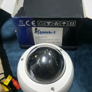 Hawk-I HAWK-650VCD 1/3"  HAD CCD High Res Color Dome Security Camera