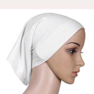 Lot of 4 Womens Under Scarf Tube Bonnet Cap Bone Islamic Head Cover Hijab