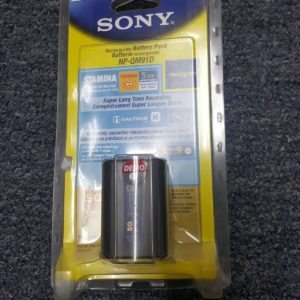 Sony NP-QM91D Li-Ion Camcorder Rechargeable Battery Pack ~ M Series Handycam