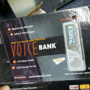Diasonic Multi Function Digital Voice Audio Recorder and MP3 Player DDR-3100