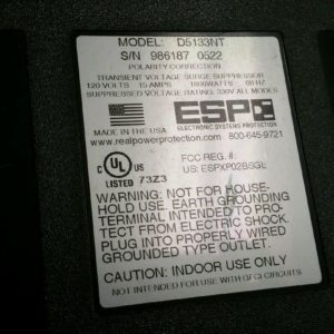ESP 15 AMPS Digital QC D5133NT Power Filter Voltage Surge Suppressor