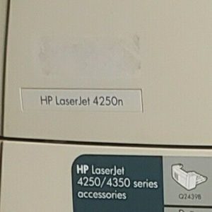 HP LaserJet 4250n Workgroup Printer Working High Usage Count