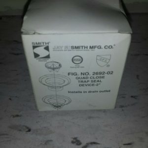 Jay R. Smith Mfg. Co Elastomeric Stink Stopper Quad Close Trap Seal 2692-02