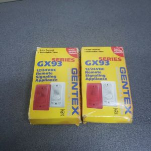 Lot of 2 New GENTEX GX93-W REMOTE SIGNALING APPLIANCE 12/24v 904-1277-002
