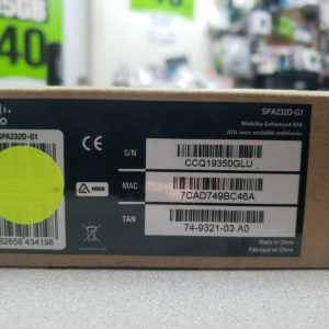 New Cisco SPA232D-G1 SPA232D Multi-Line DECT ATA Voice Gateway w AC Adapter