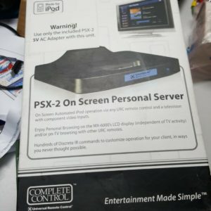 New PSX-2 Universal Remote Control Personal on screen IPod server