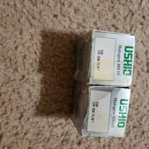 USHIO MR16 12V 50W lot of 2
