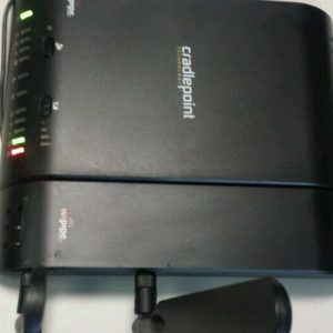 lot of 4 Cradlepoint CBA750 V2 MC200LE-VZ 4G LTE Wireless Router