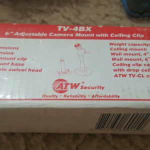 ATW Security TV-4BX 6" Adjustable Camera Mount  Metal
