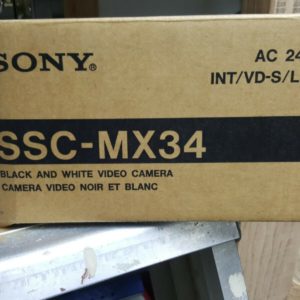 BRAND NEW IN BOX Sony SSC-Mx34 black and white video Camera
