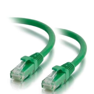 C2G-Cat5e Snagless Ethernet cable 100ft green