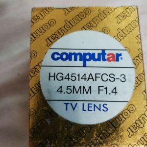 Computar HG4514AFCS-3 4.5MM F1.4 TV LENS NEW With Original Box