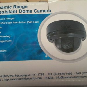 HAWK-I HAWK-347WCD/16 Weatherproof Dome Camera. Wide dynamic range NTSC