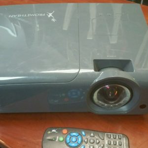 PROMETHEAN PRM-25 PORTABLE PROJECTOR, WORKS GREAT!! IMAGE IS CLEAR & BRIGHT work