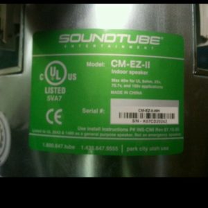 SoundTube Entertainment CM-EZ Series CM-EZ-II 8" Coaxial In-Ceiling Speaker wh