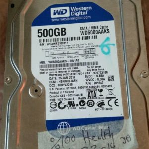Western Digital WD5000AAKS-00V1A0 DCM:HBNNHTJABN