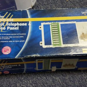 Leviton 47606-BTV Structured Media Center Basic Phone & Audio/Video Kit -NEW-