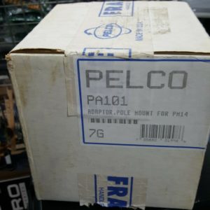 NEW Pelco PA101 Pole adapter, Mount for EM1400,PM14, MM1000 with mounting straps