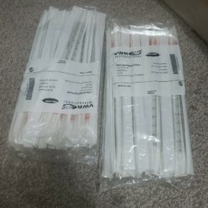 NEW VWR Ind Wrap Sterile Disposable Plugged Serological Pipets 10 x 1/10mL (100)
