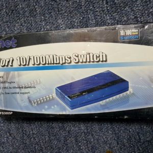 New Zonet ZFS3005P 5-Port 10/100 Mbps Switch 