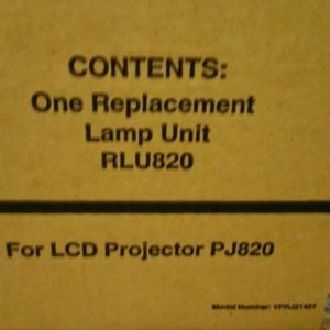 REPLACEMENT FOR VIEWSONIC RLU820 LAMP & HOUSING