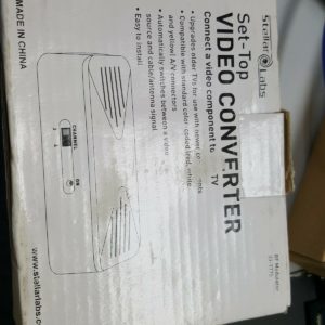 STELLAR LABS SET-TOP VIDEO CONVERTER RF MODULATOR 33-9775 NIB