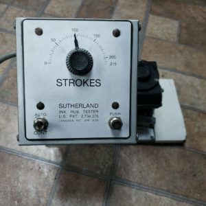 Sutherland Ink Rub Tester