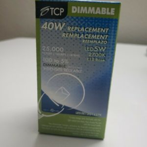 LED 5W G16 DIM 2700K E12