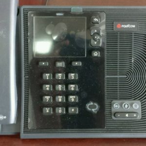 Polycom CX600 IP VoIP Business Desktop Phone With Stand , USB Cable & Handset
