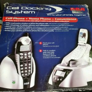 RCA 23200RE3 2.4 Cordless Phone CID SPEAKER IN HANDSET and  Cell Docking System.