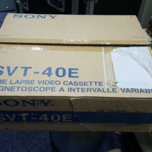 Sony Time Lapse Video Cassette Recorder VCR Model SVT-40E W/ Power Cord & Manual