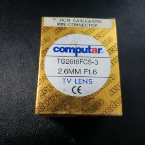 Computar Tv Lens 2.6mm F1.6 TG2616fcs-3