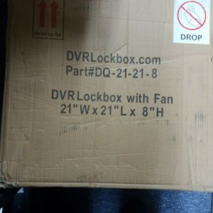 DVR Lock Box w/ cooling fan 21"Wx21"Lx8"H DQ-21218