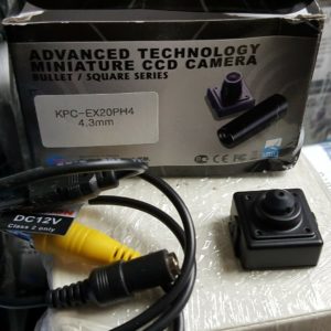 KPC-EX20H PINHOLE MICRO MINI 4.3MM B/W CCD CAMERA  SONY