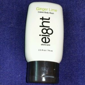 Lot of 3 bottles Eight skincare ginger lime body wash   rare 2.5 fl oz