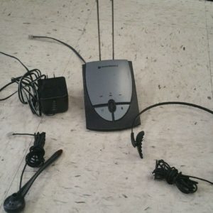 Plantronics S12 Gray/Silver Amplifier & Headset used