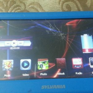 Sylvania 4 GB Video Player with 4.3 Inch Touch Screen Blue SMPK4000 USED   .